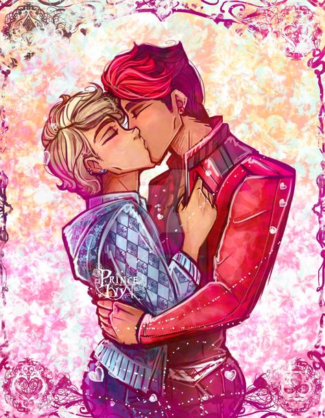 Eah Fanart, Prince Ivy, Ever After High Rebels, Rosabella Beauty, Male Witch, One Kiss, Red Knight, Monster High Art, Baba Yaga