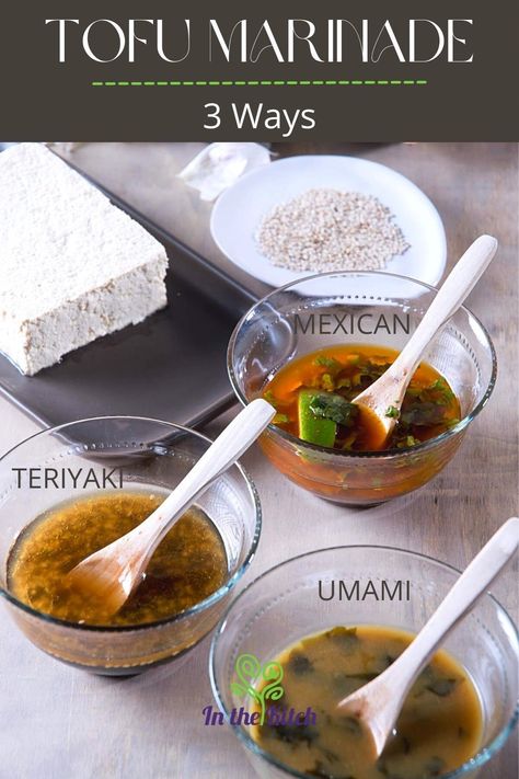 Teriyaki Tofu Marinade Recipe, Crispy Tofu Marinade, Mexican Tofu Marinade, Easy Tofu Marinade, Mexican Tofu, Tofu Marinade Recipes, Press Tofu, Mexican Marinade, Rib Marinade