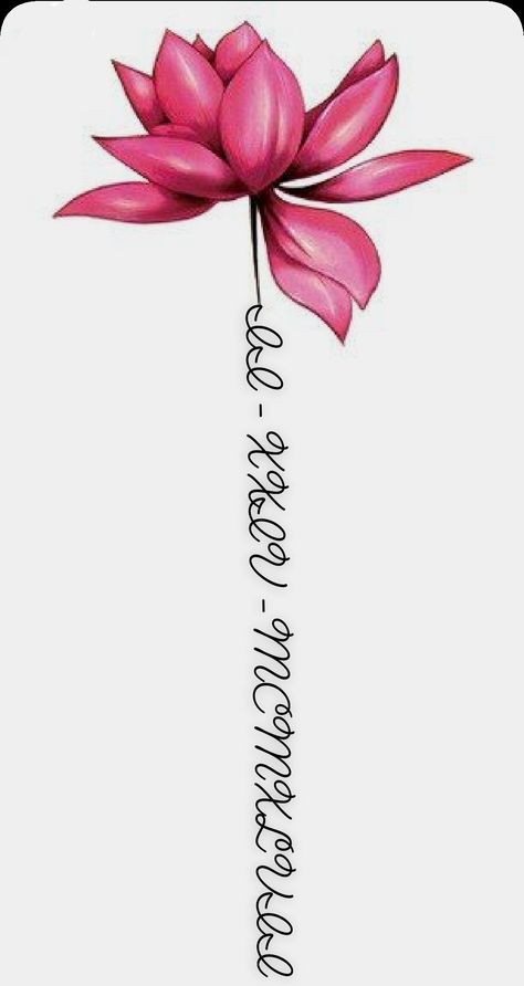 Tattoo Backgrounds, Nicki Minaj Wallpaper, Lotus Tattoo Design, Letter Flower, Tattoo Background, Red Tattoo, Girls Tattoo, Flowers Images, Red Tattoos