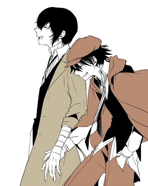 Dazai X Ranpo Kiss, Souheki Fanart, Ranpo X Dazai, Ranpo And Dazai, Ranpo Edogawa Fan Art, Ranpo Dazai, Ranpo Edogawa, Edogawa Ranpo, Werewolf Wattpad