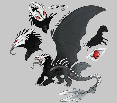 Httyd Fanmade Dragon, How To Train Your Dragon Oc Night Fury, Nightfury Sketches, Nightlight Oc Httyd, Httyd Dragons Species Oc, Httyd Nightfury Oc, How To Train Your Dragon Dragon Oc, Lightfury Redesign, Toothless Oc