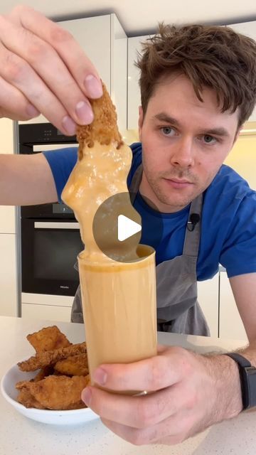 Harrison Webb on Instagram: "How to Make Chick-fil-A at Home

Marinade 
3 Chicken fillets, cut into strips
240ml Milk 
2 Eggs 
1 tbsp Salt
1 tbsp Powdered sugar 

Flour mix
200g All-purpose flour
50g Cornflour
1 tbsp Powdered sugar
1 tbsp Parika
1 tbsp Salt
1/2 tbsp White pepper

Sauce
½ cup Mayonnaise 
2 tbsp BBQ sauce
2 tbsp Honey
2 tsp Yellow mustard

#chickfila #friedchicken #recipe #chickfilasauce" Chic Filet Sauce, Chic Filet, Harrison Webb, Salty Recipes, Chicken Fillets, Chick Fil A Sauce, Mustard Recipe, Chicken Entrees, Food Content