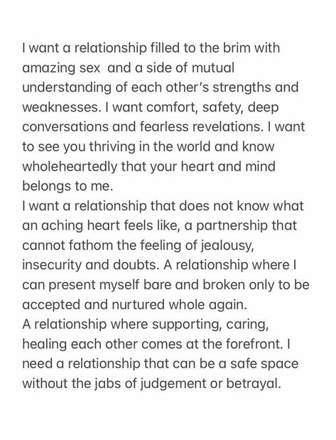 Relationships 
Love 
Trust 
Poetry Want A Relationship Quotes, Quotes Understanding, Psychology Tips, Feeling Loved Quotes, Partner Quotes, Want Quotes, Understanding Quotes, I Want A Relationship, Relationship Goals Quotes