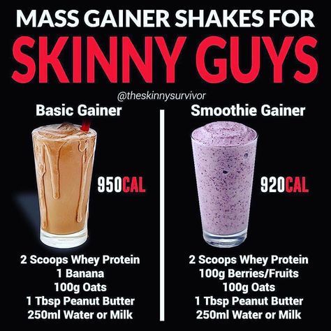 Gain Weight Men, Mass Gainer Shake, Gainer Shake, Weight Gain Drinks, Weight Gain Shakes, Gain Weight Smoothie, Bulking Meals, Muscle Gain Meal Plan, Healthy Weight Gain Foods