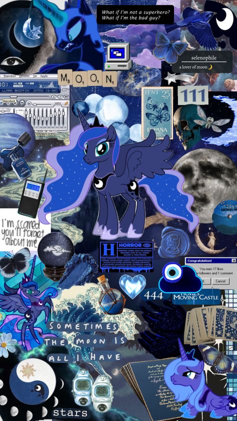 Luna🖤 #luna #princessluna #nightmaremoon #mlp #mylittlepony #tv #vibes #music #books #wallpaper #art #quotes #movies Mlp Princess Luna Wallpaper, Mlp Comics Luna, Mlp Wallpaper Aesthetic, Princess Luna Wallpaper, My Little Pony Luna, Mlp Princess Luna, My Little Pony Princess Luna, Mlp Wallpaper, Luna Mlp