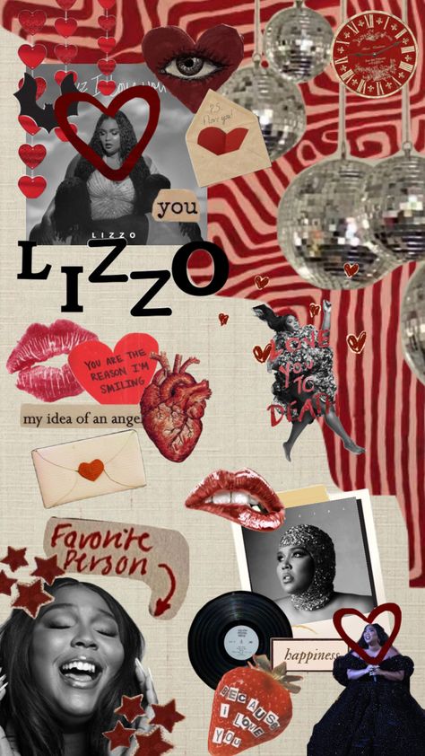 Lizzo Wallpaper Aesthetic, Lizzo Aesthetic Wallpaper, Lizzo Wallpapers, Lizzo Special, Lizzo Poster, Sza Collage Wallpaper, Sza Collage, Black Singers, 2025 Logo