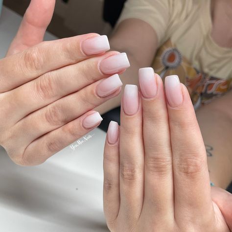 Love a simple, clean, set of ombre nails 🤍 Acrylic full set Book Via Link in Bio or DM #ombrenails #ombrenails💅 #yessmianails #nailartist #clearwaternails #oldsmarnails #dunedinnails #safetyharbornails #nailart #tampabaynails #clearwatersalon #palmharbornails Acrylic Full Set, Nails Acrylic, Ombre Nails, Nail Artist, Tampa Bay, Clear Water, Love A, Full Set, Acrylic Nails