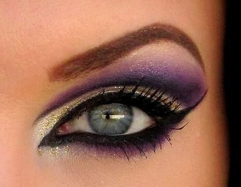 fairy makeup Gold Smokey Eye, Smoky Eyes, Purple Eyes, Blue Eye, Evil Queen, Halloween Make, Costume Makeup, Eye Make, Pretty Eyes