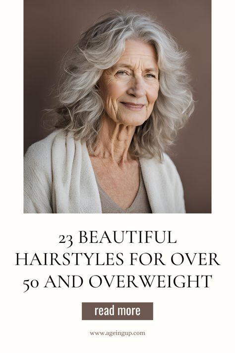 The search is on for hairstyles for over 50 and overweight women. 

As older women, we experience things like hormonal changes that lead to thinning hair. That usually leads to reduced volume or even changes in texture. In some cases hair can become coarser or finer. 

This makes it hard to find a hairstyle that adds volume and fullness without overwhelming the face shape or body proportions.

Read this post and learn more! Hairstyles For Over 50, Straight Lobs, Parted Bangs, A Hairstyle, Wavy Lob, Chin Length Bob, Asymmetrical Bob, Round Face Shape, Beautiful Hairstyles