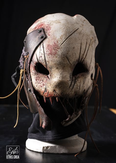 Slasher Mask by Ethis Crea Slasher Mask, Creepy Masks, Mask Designs, Mask Ideas, Watch It, Mask Design, Mask, Halloween, Quick Saves