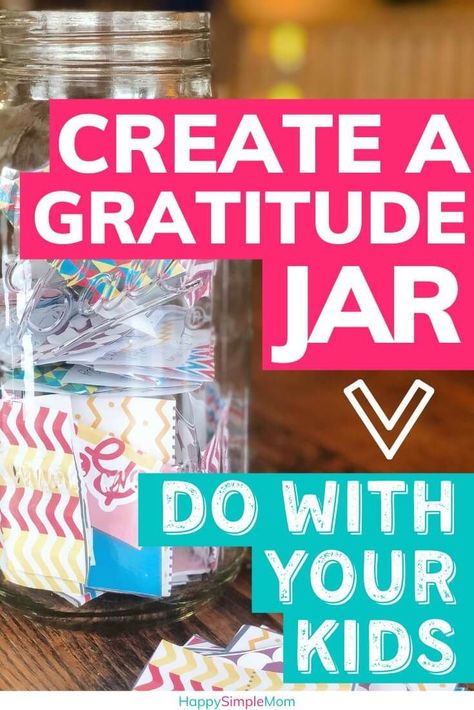 Create a gratitude jar with your family and practice gratitude daily.  It is one of my favorite gratitude activities!  Included is a free gratitude jar printable you can download. #printable #gratitude #happysimplemom Gratitude Jar Ideas, Gratitude Jar Printable, Holistic Parenting, Jar Printable, Gratitude Daily, Gratitude Jar, Simple Living Lifestyle, Gratitude Activities, Giving Tree