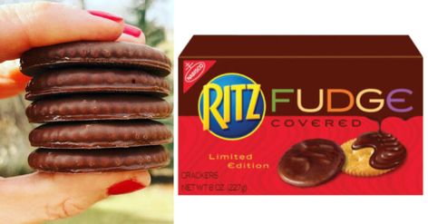 Fudge Covered Ritz Crackers, Salty Cookies, Ritz Crackers, Limited Time, Treat Yourself, Crackers, Fudge, Food And Drink, Easy Meals