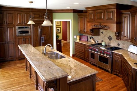 Typhoon Bordeaux | Granite Countertops Seattle Granite Kitchen Ideas, Typhoon Bordeaux Granite Countertops, Typhoon Bordeaux Granite Kitchen, Bordeaux Granite Countertops, Typhoon Bordeaux Granite, Beautiful Kitchen Designs, Eclectic Kitchen, Granite Countertop, Countertops Kitchen