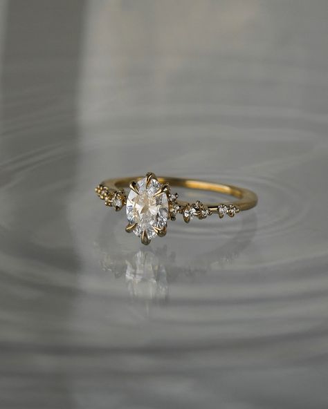 Laurie Fleming, Bespoke Engagement Ring, Oval Cut Diamond, Together Forever, Pure Gold, Oval Cut, Stone Rings, Our Wedding, Bespoke