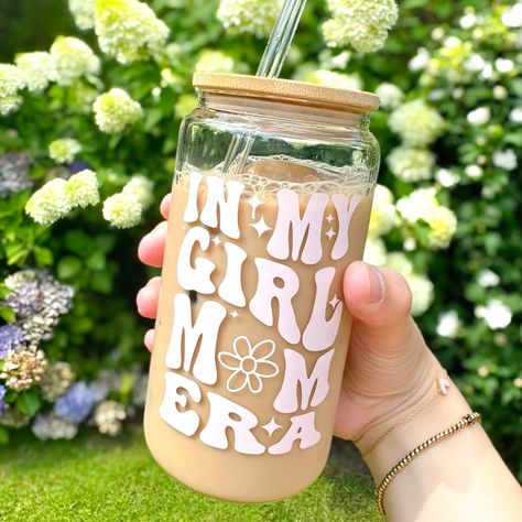 For the girl moms🩷🌸 • #girlmom #mama Mama Glass Cups, Mom Glass Cup, Mom Cups, Glass Tumbler Design, Baby Tattoo Designs, Baby Tattoo, Baby Tattoos, Glass Cups, Girl Mom