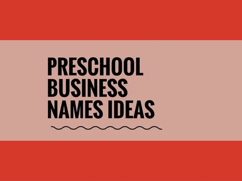 You’ve made the big decision to start your own preschool. Starting a Preschool can be most lucrative business for teacher type vision.A Creative name is the most important thing of marketing. Check here creative, best Preschool names ideas Pre Primary School Name Ideas, Names For Kindergarten, Kindergarten Names Ideas, How To Start A Preschool Business, Day Care Names Ideas, Preschool Names Ideas, Preschool Classroom Names Ideas, School Names Ideas, School Names