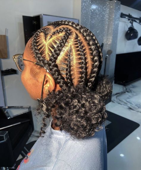 Feed In Braids 5-6, French Braids Ideas, Cornrolls Hairstyles Braids For Kids, Cute Cornrow Ideas, Cute Braid Hairstyles For Black Women, Goddess Cornrows, Black Hair Protective Styles, Women Cornrows, Cornrows Natural Hair