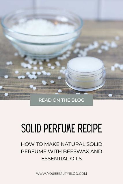 Natural Solid Perfume Recipe With Essential Oils Perfume Last Longer, Natural Perfume Recipes, Solid Perfume Diy, Diy Solid Perfume, Diy Perfume Recipes, Solid Perfume Recipes, Essential Oil Perfumes Recipes, Skincare Diy, Perfume Recipes