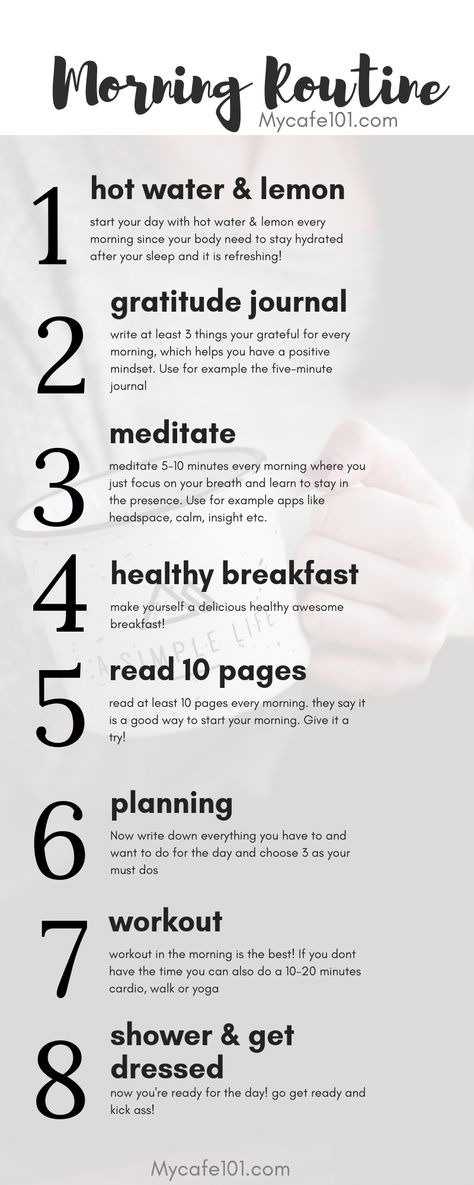 8 Productive Morning Habits Good Morning Habits, Habit Stacking Morning Routines, Daily Routine Habits, Productive Morning, Healthy Morning Routine, Self Care Bullet Journal, Morning Habits, Life Routines, Routine Planner