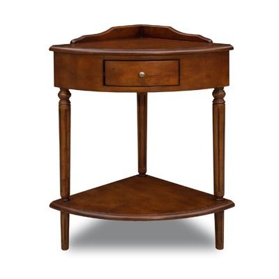 Upstairs hallway? Leick Furniture Favorite Finds Corner Plant Stand Corner Accent Table, Bedroom Furniture Redo, Small Foyers, Corner Stand, Decorative Backsplash, Corner House, Corner Table, Wood Drawers, Display Shelf