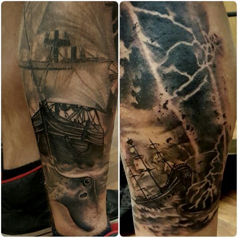 Stormy Sea Tattoo, Sea Tattoo, Stormy Sea, Sleeves Ideas, Tattoo Ideas, Tattoos, Quick Saves