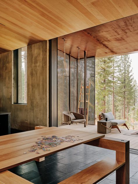 Modern California Home, Mountain And Lake, Best Homes, Conceptual Architecture, Doors And Floors, Living In San Francisco, Sierra Nevada Mountains, House Cabin, Steel House