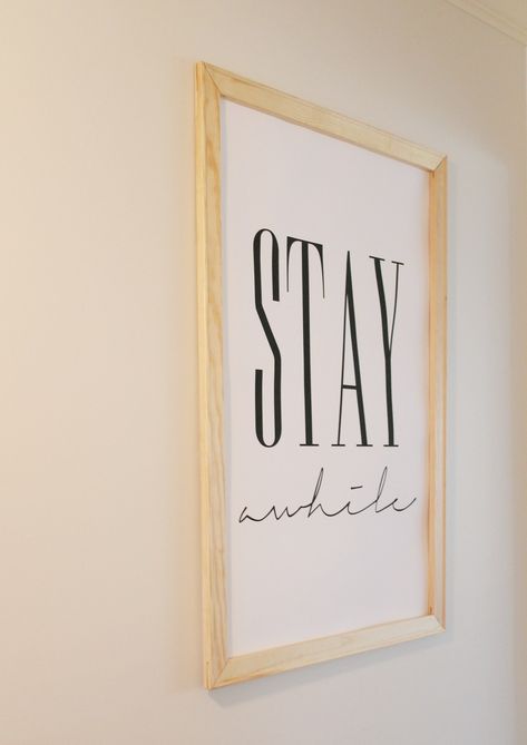 need an inexpensive piece of wall art framed? Check out this post for how I made this frame in about 3 minutes for just a few dollars! https://www.arinsolangeathome.com #diydecor #hack Foyer Art, Diy Poster Frame, Displaying Pictures, Diy Poster, Poster Diy, Living Room Setup, Farmhouse Frames, Frame Ideas, Large Framed Prints