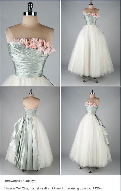 40s Fashion 1940s Style Evening Gowns, 1950s Fashion Evening Dresses, Ceil Chapman 1950s, 1940s Gowns Evening Dresses, 1950 Evening Gowns, 1960s Ball Gown, 1940s Dresses Formal Evening Gowns, Ceil Chapman Dress, 1950s Wedding Dress Vintage