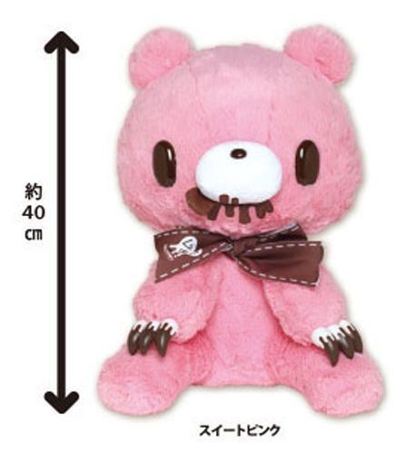 Gloomy Bear - Gloomy - CGP-474 - Sweet V&W 2017, Pink Ver. (Taito) | MyFigureCollection.net Gloomy Bear Plush, Alexa Poletti, Plushies Diy, Gloomy Bear, Bear Character, Pink Chocolate, Kawaii Plushies, Bear Wallpaper, Cute Stuffed Animals