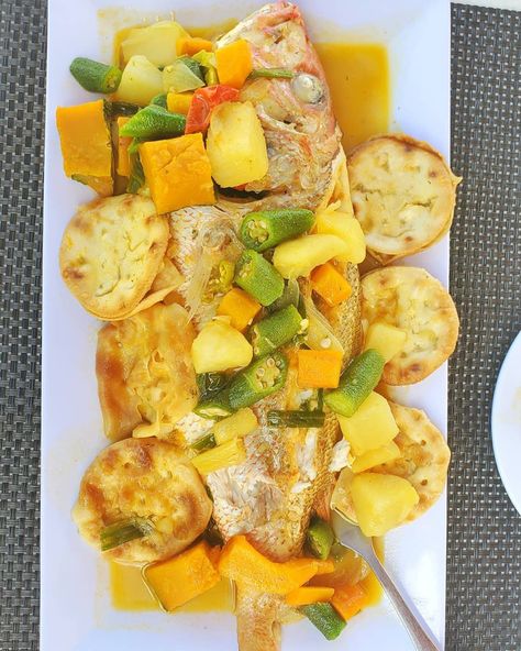 Steam Fish Recipe, Jamaican Steamed Fish, Steamed Fish Recipes, Steam Fish, Recipes With Fish Sauce, Jamaica Food, Juice Smoothies Recipes, Jamaican Dishes, Fried Fish Recipes