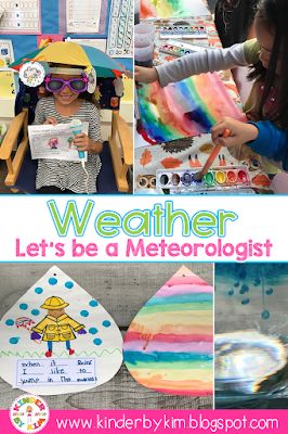 KinderbyKim's Blogspot!: Let's Be Meteorologist! Weather Craft Kindergarten, Weather In Kindergarten, Weather Kindergarten Crafts, Weather Stem Activities Kindergarten, Kindergarten Weather Activities, Weather Unit Kindergarten, Weather Kindergarten Activities, Weather Activities For Kindergarten, Waves Science