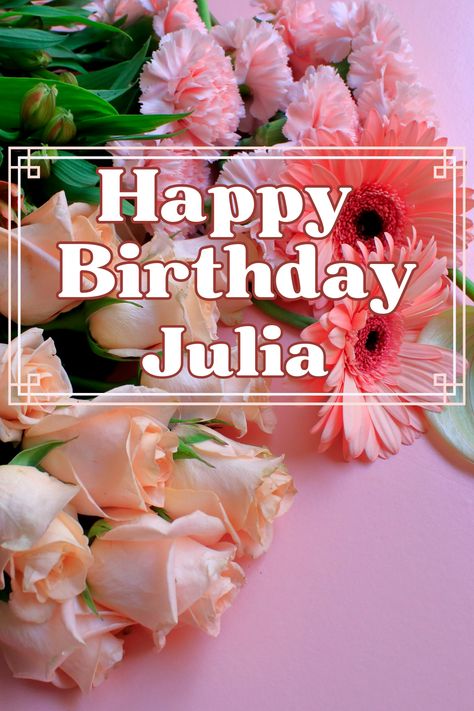 Happy Birthday Julia, Happy Birthday wishes Happy Birthday Julia, Sretan Rodendan, Happy Birthday Maria, 30th Birthday Cake Topper, 30 Birthday Cake, Cake Name, Best Birthday Wishes, Dulhan Mehndi Designs, Birthday Name