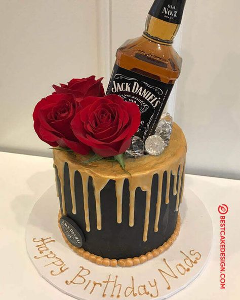 50 Bottle Cake Design (Cake Idea) - March 2020 Beer Cake Design, Kue Ulta, Liquor Bottle Cake, Birthday Cake Beer, Beer Bottle Cake, Alcohol Birthday Cake, Hennessy Cake, Liquor Cake, Alcohol Cake