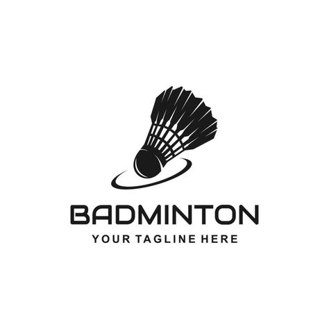 Shuttlecock logo, badminton sport tournament logo design illustration design. Suitable for your design need, logo, illustration, animation, etc. Logo Badminton Design, Shuttlecock Logo, Badminton Logo, Badminton Club, Badminton Sport, Sports Logo Design, Sports Clubs, Logo Illustration, Badminton