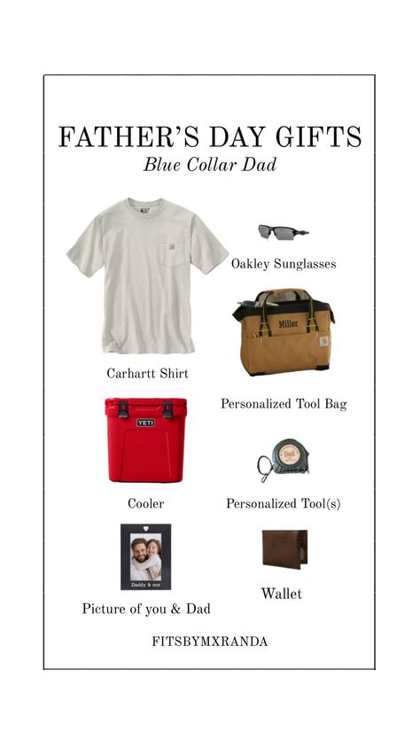 Blue Collar Father’s Day Gift Guide | LTK IN BIO #fathersday #giftideas #gift #giftguide #bluecollar Gift Guide, Father's Day, Gift Ideas, Collar, Blue