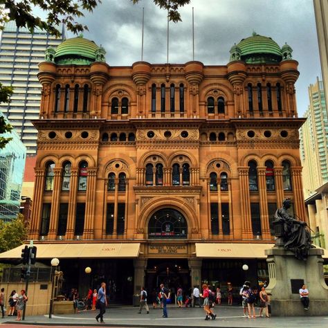 Queen Victoria Building, Sydney, New South Wales. Queen Victoria Building Sydney, Victoria Architecture, Architecture Study, Neo Gothic Architecture, Victoria Building, Building Aesthetic, European Architecture, Australian Architecture, Victorian Architecture