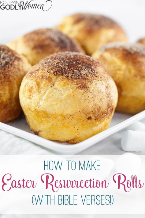 Resurrection Rolls Recipe: A Yummy Easter Treat Reserection Rolls, Resurection Rolls, Resurrection Buns, Resurrection Rolls Recipe, Easter Rolls, Resurrection Rolls, Biblical Advice, Resurrection Eggs, Easter Resurrection