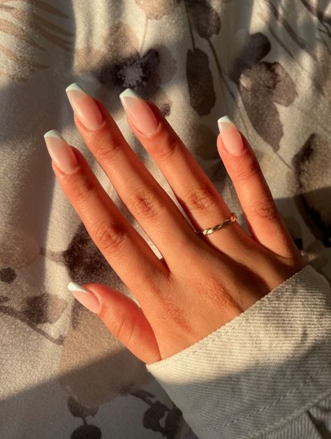 French Acrylics, Simple Gel Nails, French Nail, Tip Nails, French Tip Nails, French Nails, Makeup Inspo, Nails Inspiration, Nail Inspo