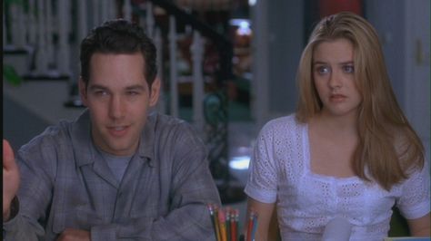 Paul Rudd as Josh in Clueless; But like JOSH Cher And Josh, Clueless Aesthetic, Clueless Movie, Clueless Cher, Clueless 1995, Cher Clueless, Alicia Silverstone, Clueless Outfits, Teen Movies