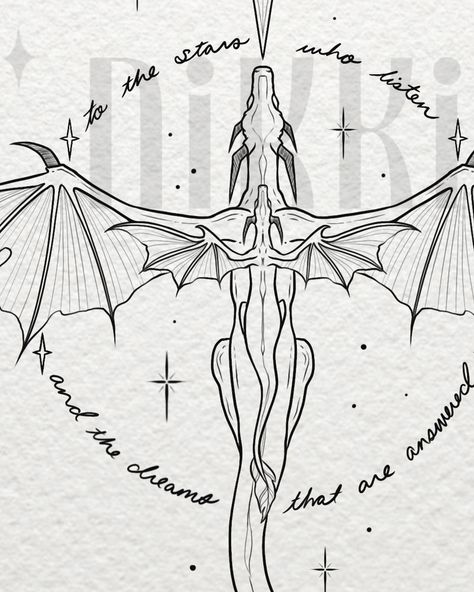 Forth Wing Tattoo Ideas, Fourth Wing Tattoo Designs, Fourth Wing Drawing, Fourth Wing Tattoo Ideas, Fourth Wing Art, Acotar Wings, Fourth Wing Tattoo, Wings Outline, Sjm Universe