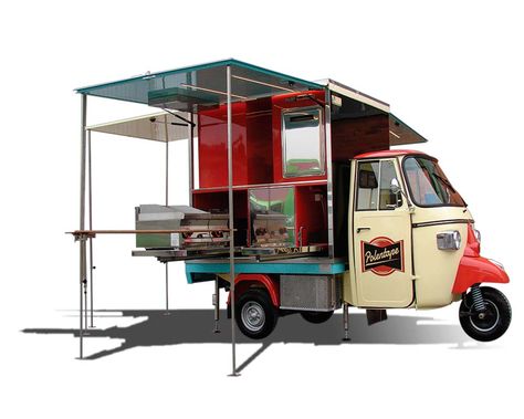 Lunch Truck, Vending Cart, Custom Food Trucks, Bike Food, Pizza Truck, Mobile Coffee Shop, Mobile Food Cart, Food Truck For Sale, Truck Diy