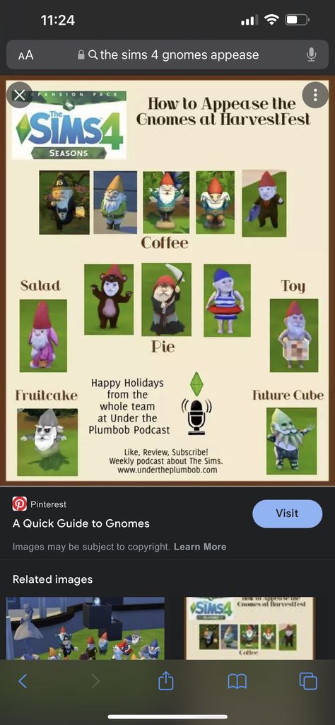 Sims 4 Harvest Fest Gnomes, Appease The Gnomes Sims 4, Sims 4 Gnomes, Sims 4 Seasons, Gnome Images, Sims 4 Cheats, Harvest Fest, Sims Ideas, Sims Games