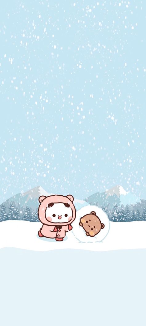 Bubu And Dudu Cute Wallpaper, Dudu Bubu, Animated Photos, Bubu Dudu, Iphone Wallpaper Kawaii, Ipad Wallpapers, Cute Animal Clipart, Ios Wallpapers, Bear Wallpaper