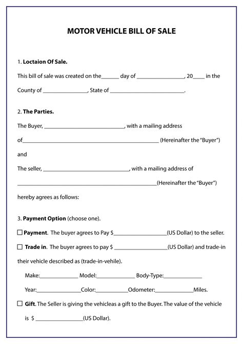 Bill of Sale Form Template for Car, Boat & Vehicle [Word & PDF] Free Bill Of Sale Template For Car, Vehicle Bill Of Sale Free Printable, Truck Papers Documents, Car Documents Usa, Car Documents Paper, Truck Paperwork, Car Delivery Format, Truck Renting Format, Truck Delivery Format