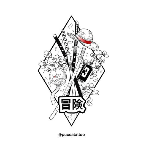 One Piece Symbol Tattoo, One Piece Flash Tattoo, One Piece Tattoo, Tatuagem Percy Jackson, Tattoo Homme, One Piece Games, Manga Tattoo, One Piece Tattoos, Pieces Tattoo