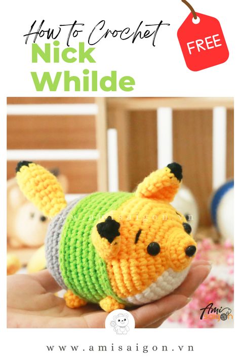 Get ready to bring the sly and clever Nick Wilde to life with our crochet Nick Wilde Tsum Tsum amigurumi! Inspired by the beloved character from Disney’s “Zootopia”. This adorable plushie is perfect for fans of the movie. In this tutorial, we will guide you through the step-by-step process of crocheting Nick Wilde, complete with his iconic orange fur and mischievous smile. Crochet Store, Nick Wilde, Crochet Videos Tutorials, Store Ideas, Disney S, Tsum Tsum, Zootopia, Crochet Videos, Amigurumi Free