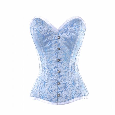 Plus Size Corset Outfits, Pattern Corset, Halloween Corset, Brocade Pattern, Corset Outfit, Blue Corset, Boned Corsets, Plus Size Corset, Black Jeans Outfit