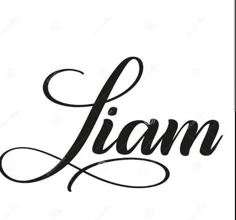 Liam Name Tattoo Design, Liam Name Tattoo, Liam Name, Bald Hair, Name Tattoo Designs, Name Tattoo, Name Tattoos, Photo Art Gallery, Dark Aesthetic