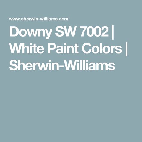 Downy SW 7002 | White Paint Colors | Sherwin-Williams White Paint Color, Origami White, Sherwin Williams Paint Colors, White Paint Colors, Paint Projects, Big Project, White Paint, Color Samples, Sherwin Williams