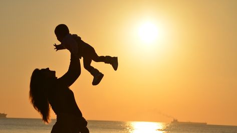 mother, child, silhouettes, motherhood, family, sunset, horizon 4k silhouettes, Mother, child The Last Time Poem, My Mother Essay, Time Poem, Redken Shades Eq, One With Nature, Working Mother, To My Mother, Single Mothers, Mothers Love